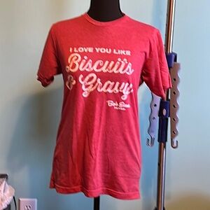 Tullex Small Bob Evans I love you like Biscuits and Gravy Tee